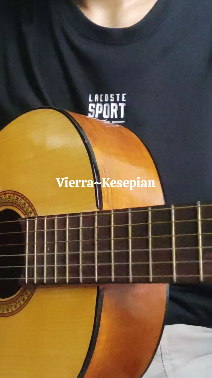 hujan+gitaran🥲 #vierra #kesepian #cover #covergitar 