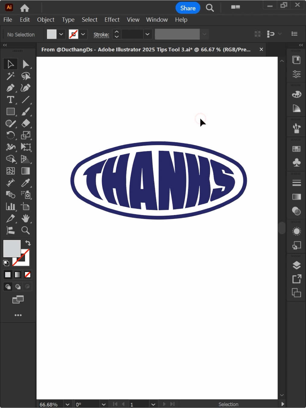 Adobe Illustrator 2025 - Tips Scale to Fit Type #ducthangds #designtools #illustration #illustratortutorial #illustratortips #illustratortricks #illustratorskills 