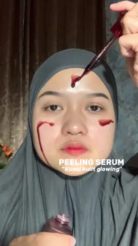 Gini kn glowing impiannya 🥹♥️ . #peelingserum #kulitglowing #glowingskin #serumexfoliasi 