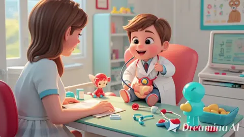 bài thơ: Làm bác sĩ.  công nghệ AI giúp những tiết học của các cô sinh động hơn, thu hút các bạn nhỏ vào tiết học thật cuốn hút. cô nào muốn học thì tối t3 m học. c nào làm bài thì ib cô Thủy#trochoivui #mamnontiktok #mamnongiaitri #lophocvuinhon #xuhuongtiktok #cothuymamnon 