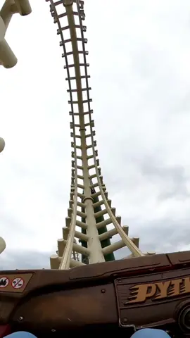 Python @Efteling #rollercoaster #onride #themepark #thrillride #foryoupage❤️❤️ #efteling #pythonefteling #povexperience 