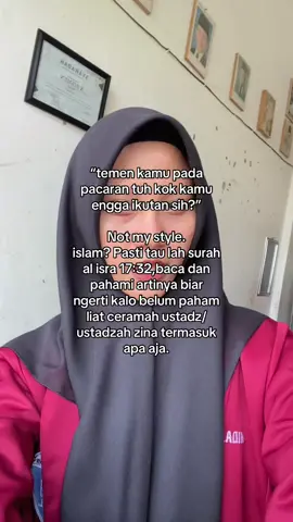 pacaran itu haram mau kalian hts ttm pdkt dll walaupun ga ada hubungan pacaran tpi tetap hukumnya dosa ya guys. Jadi jangan terbawa teman yang suka pacaran okey☺️👍🏽#pacaranharam #islamic_video #tamparanislam #sindirankeras #remindertomyself #reminderislamic #alisra32 #surahalquran #masukberanda #pacarandosa #dosabesar 