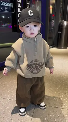 Set áo quần tông vintage dày dăn có lót nủ cực ấm cho bé trai 😍 #embedangyeu #quanaotreem #quanaobetrai #setbetrai #phoidoxinh #xuhuongtiktok #viralvideo #kids #baby 