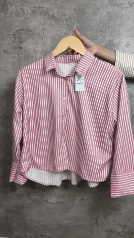 murah banget kan 😭😭 #kemejacrop #kemejawanita #kemejasalur #outfitideas #zxycba 