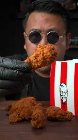 KFC Spicy Wings Mukbang #Tiktokfood 