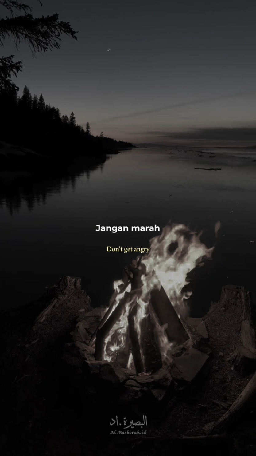 🍂 Jangan Marah.. عَنْ أَبِيْ هُرَيْرَةَ  رَضِيَ اللَّهُ عَنْهُ أَنَّ رَجُلًا قَالَ لِلنَّبِيِّ  صَلَّى اللَّهُ عَلَيْهِ وَسَلَّمَ : أَوْصِنِيْ ، قَالَ :  لَا تَغْضَبْ . فَرَدَّدَ مِرَارًا ؛ قَالَ : لَا تَغْضَبْ . رَوَاهُ الْبُخَارِيُّ Dari Abu Hurairah Radhiyallahu anhu  bahwa ada seorang laki-laki berkata kepada Nabi Shallallahu ‘alaihi wa sallam : “Berilah aku wasiat”. Beliau menjawab, “Janganlah engkau marah!” Orang itu mengulangi permintaannya berulang-ulang, kemudian Nabi Shallallahu ‘alaihi wa sallam bersabda: “Janganlah engkau marah!” 📚 [HR al-Bukhâri, no. 6116] وبالله التوفيق ، وصلى الله على نبينا محمـــد وآلـــه  وصـــحـــبــــه وســلــم  . ______ Save and share: @albashirah.id #kajianislam #dakwah #sunnah #janganmarah #fyp #albashirah 