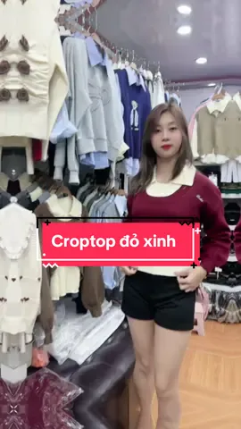 Croptop đỏ xinh #set #len #sm #croptop #đỏ