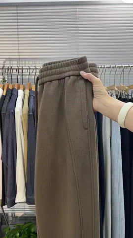 Quần dài Jogger phom rộng bo gấu chất nỉ tăm unisex #quanjogger #unisex #xuhuong #master2024bytiktok 