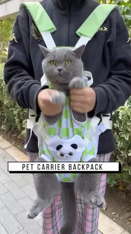 🎒 Take your kitty on adventures with our Cat Carrier Backpack! 🐾 Stylish, comfortable, and designed for easy travel, it lets your feline friend explore the world while staying safe and cozy. 🐱🌍 #CatCarrierBackpack #TravelWithPets #AdventureReady #HappyKitty