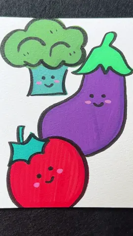 What vegetables are they #colors #coloring #amsr #amsrsounds #satisfy #satisfyingvideo #fypシ゚ #acrylicpainting #pain #painting #relax 