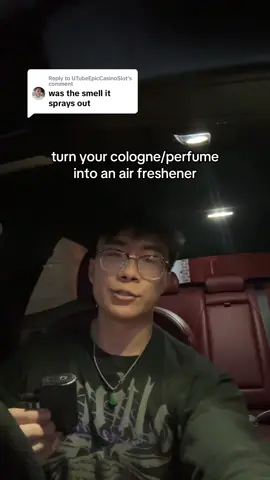 Replying to @UTubeEpicCasinoSlot i always wished i could turn my cologne into an airfreshener #tiktokshopblackfriday #blackfriday #freshforwinter #fyp #viral #tiktokshopcybermonday #airfreshener #car #cars 