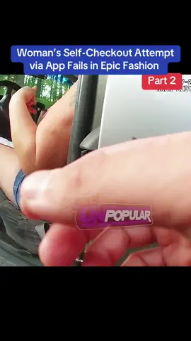 Woman’s Self-Checkout Attempt via App Fails in Epic Fashion #cops #police #jail #usa 
