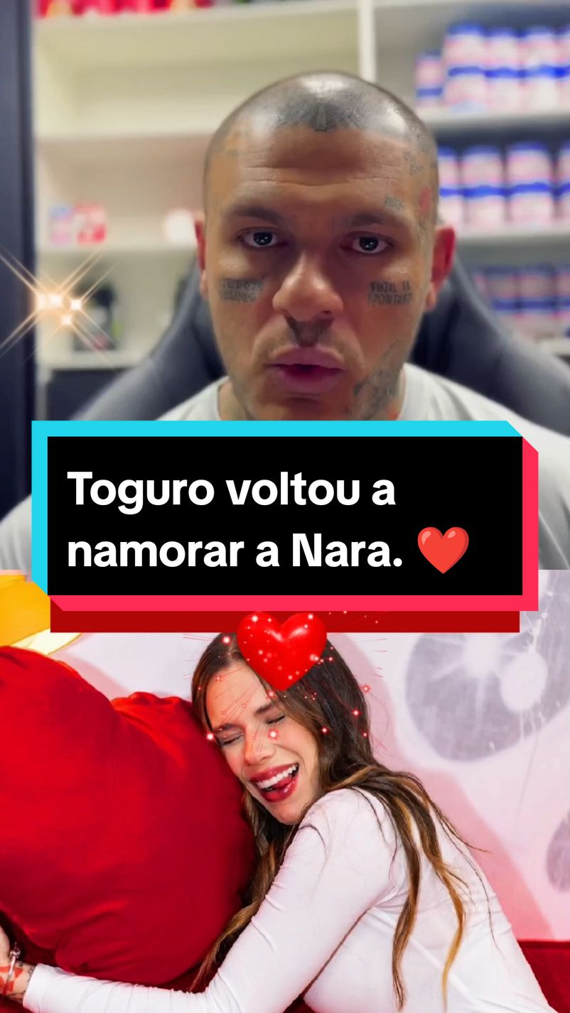 Toguro voltou a namorar a Nara Paraguaia. #toguro #namorada #naraparaguaia #relacionamento #toguroenara #amor #naraetoguro 