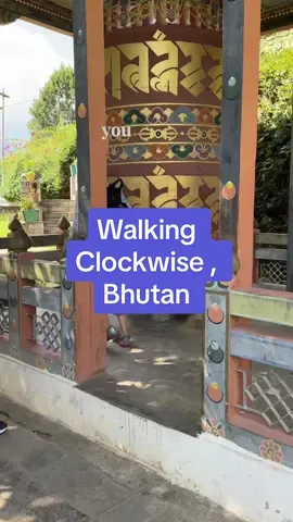 Walking clockwise around a sacred site shows respect and is a reminder for Buddhists to follow the right path. I traveled to Bhutan and learned, and participated in, clockwise walking there. #traveltaps #travel #buddhism #buddhist #circumambulation #bhutan #visitbhutan #bhutaneseculture 