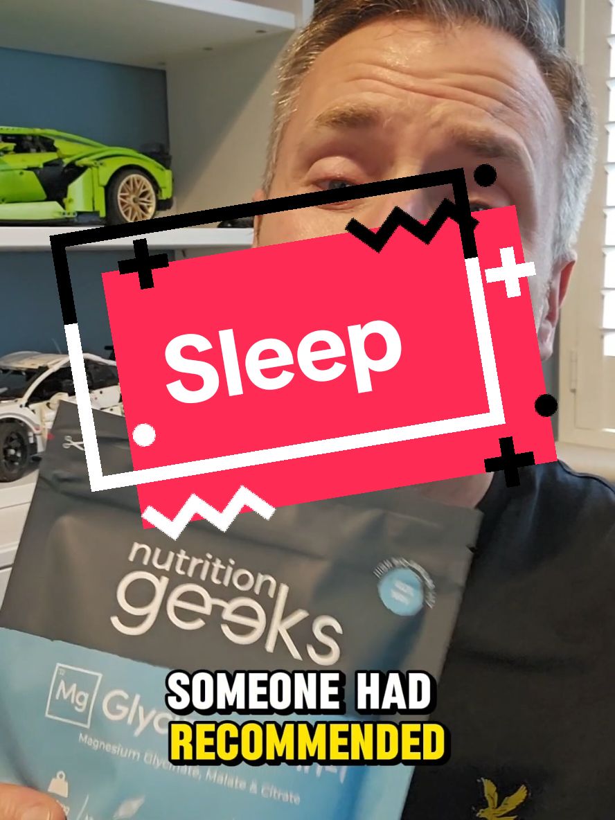 Do you suffer with your sleep? Magnesium Glycinate from Nutrition Geeks can help you! #Magnesium #sleep #ticktokmademebuyit 
