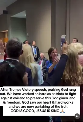 God will always win. Glad we’re on His side. So much work to be done to heal this land let’s get it done 🇺🇸 #47thpresident #trumpwins2024 #thankyougod 