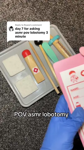 Replying to @Ryaza  POV ASMR Lobotomy 🥰 pls read: 💔 i feel like you guys havent been enjoying my content recently? has something changed? am i doing something wrong? pls tell me how i can make my content better 💓 also if i never responded to your video request, pls re-request them in this videos comments, i love it when you guys suggest video ideas! never stop requesting things 🤍 i have been loving fidget board asmrs so if you guys want me to make one, i will! #asmr #asmrroleplay #asmrlobotomy #lobotomy #asmrpov #asmrtiktoks 