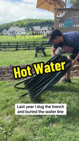 Can I get the hot water to my rink before the snow flies!? #hockey #canada #canadian 