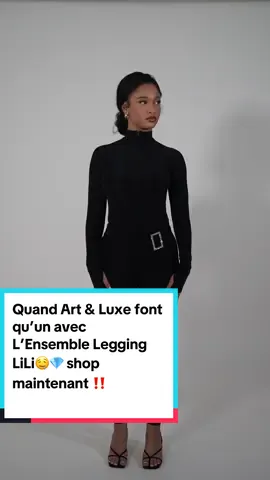 Notre 𝐄𝐧𝐬𝐞𝐦𝐛𝐥𝐞 𝐋𝐄𝐆𝐆𝐈𝐍𝐆 𝐋𝐢𝐋𝐢 mélange sans faille 𝗔𝗥𝗧 , 𝗟𝗨𝗫𝗘 , et vêtements quotidiens. 𝐃𝐢𝐬𝐩𝐨𝐧𝐢𝐛𝐥𝐞 dès maintenant  𝗖𝗢𝗠𝗠𝗔𝗡𝗗𝗘 via 𝗪𝗛𝗔𝗧𝗦𝗛𝗔𝗣𝗣  𝗘𝗡 𝗕𝗜𝗢📍⬆️ @𝒜𝓁𝒾 (egerie principal)