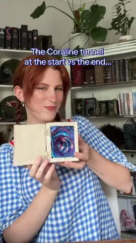 Replying to @✩₊˚.⋆ 𐌌ዐ𐋄 𐌀𐌅𐌕ዐ𐌍 ⋆⁺₊✧ the evolution of the Coraline tunnel 🌀💙 #coraline #DIY #crafting