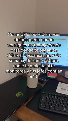 La luz al final del túnel 🙌🏼✨ #fyp #foryoupage #parati #workfromhome #wfh #trabajodesdecasa #remotework #goodluck #work #adminassistant 