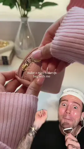 MINI MAKEUP BAG!😱(follow for more!💗) Credit: @jess ౨ৎ #asmrsounds #asmrvideo #makeuphacks #makeupchallenge #MakeupRoutine #BeautyReview #beautytutorial #beautyroutine 