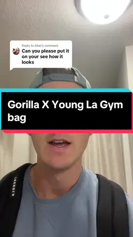 Replying to @Abel @Gorilla Mind heres how the gym backpack looks! #gorillamind #tiktokshopblackfriday #tiktokshopcybermonday #gymbag #backpack 