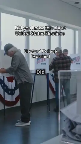 Here is how the Electoral College works in the United States of America for elections. #electoralcollege #elections #explainedin60seconds #unitedstates 