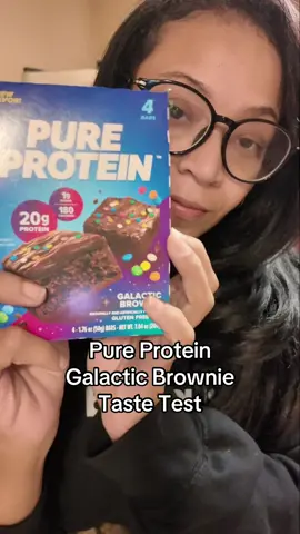 Pure Protein Galactic Brownies 🤔 #pureprotein #galacticbrownie #rny #vsg #gastricbypass #gastricsleeve #wls #weightloss#wlsjourney #postop #100poundslost #rnycommunity #vsgcommunity #weightlosscommunity #transformation #healthyliving #gastricbypasscommunity #wlshumor #wlscommunity #rouxny #nsv#150poundslost  #200poundslost #220poundslost #baricousins 