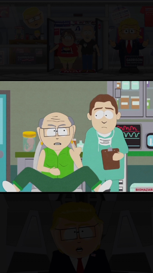 Garrison Wins! £u¢|< 'em all to 💀 #southpark #garrison #cartman #stan #kyle #kenny #cartoon #comedy #funny #satire #treyparker #mattstone #fyp