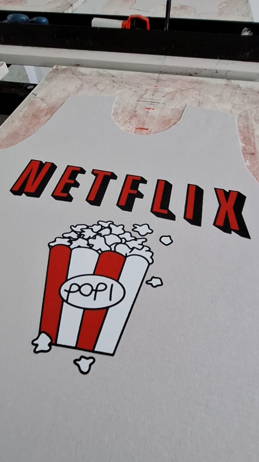 Trabajo con tintas base agua 😊🤙 #estampado #serigrafia #tallerdeestampado #serviciodeestampado #canchita 