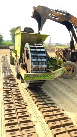 A Machine making a million’s bricks #foryoupageofficiall #viralvideo 