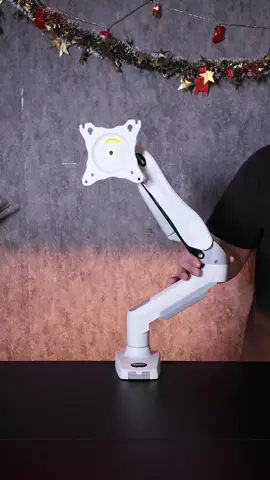 Clean Look, Maximum Flexibility—White Monitor Arm Holiday Sale! #huanuo #monitor #monitorarm #techtok #desksetup #pc #GamingOnTikTok #tiktokshopblackfriday #tiktokshopcybermonday 