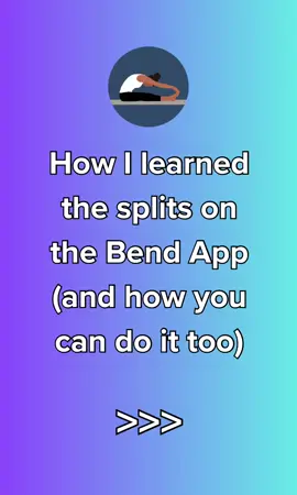 Best fitness routine! HOW I LEARNED HOE TO DO THE SPLITS #yoga #bend 