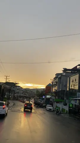 curup after rain🦖  #sunset #hujan #bengkulu #curup #rejanglebong 