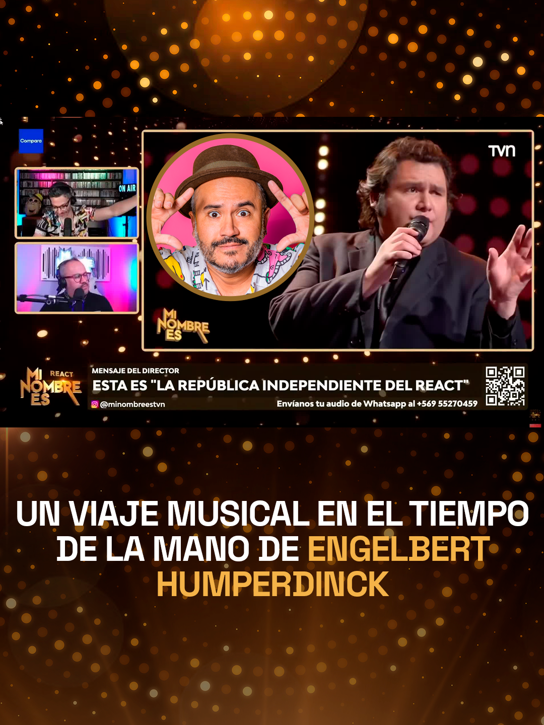 ⭐️#MiNombreEsTVN  Un viaje musical en el tiempo de la mano de Engelbert Humperdinck🎵