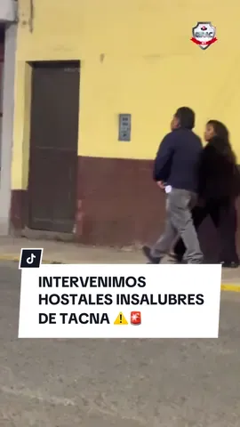 🔴 ¡INTERVENIMOS HOSTALES INSALUBRES! Durante operativo inopinado junto a la Policía Nacional sancionamos a hospedajes que atentaban contra la salud pública.  #tacna #tacna_peru🇵🇪 #salubridad #pnp #policianacional #operativos #hostales #hospedajes #noticiasperu #noticiastiktok #viralesperu #fyp #parati #viral_video #fyxzbca 