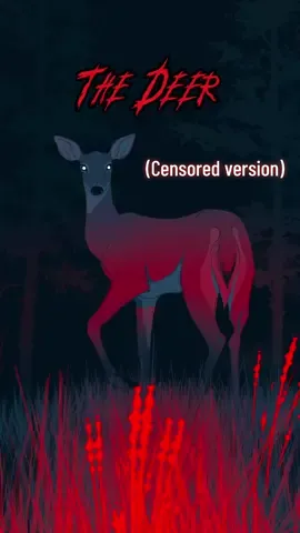 (TW: Bright colors/Irrie subject) i had to put a tw otherwise i cant post it. the 1st version was too disturbing apparently 💀 my deer woman oc Jayne Doe 🫶🏽