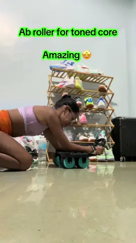 Ginagawa ko to 30 minutes a day #abrollerwheel #fitnesstips #fourwheelabdominalpowerwheel 
