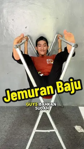 Jemuran lipat stainless portable 3 tiang bahan besi tebal telescopic bisa dipanjangkan. #jemuranbaju #jemuranminimalis #jemuranlipatstainless #jemuranportable #promoguncang1111 