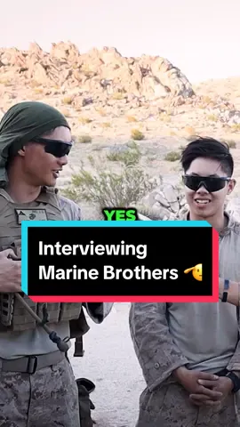 How 2 brothers got into the same unit in the Marine Corps! 🫡 #military #marines #army #navy #airforce #militarytok 