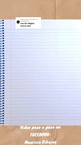 Respuesta a @arjenninalaya  PORTADA DE RELIGIÓN 🌿 PASO A PASO ✨️ MAURICIO DIBUJOS ✨️ 