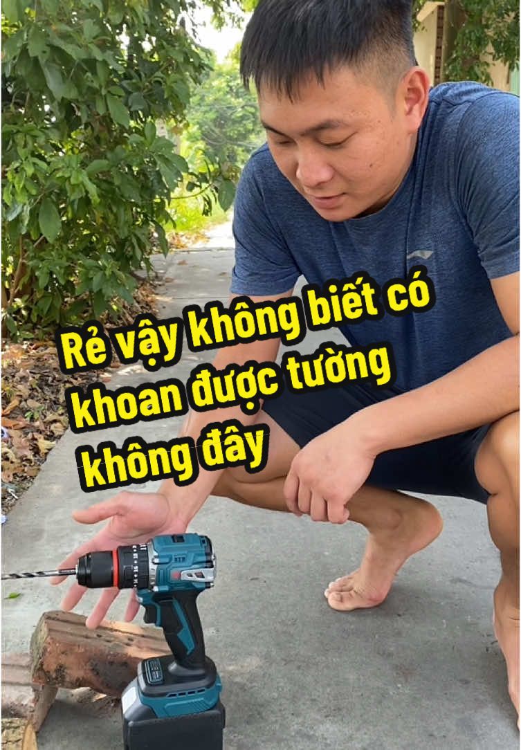 Rẻ vậy không biết có khoan được tường không đây #xuhuongtiktok #LearnOnTikTok #dienmaytrungnghia #maykhoanpin #maykhoancamtay #maykhoan3chucnang #maybanvit #thanmaykhoan #thanmaykhoanpin 