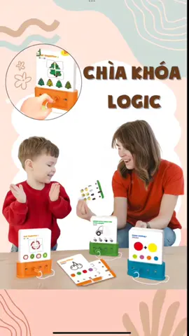 Bộ thẻ chìa khóa logic #dochoitreem #xuhuong #dochoi 