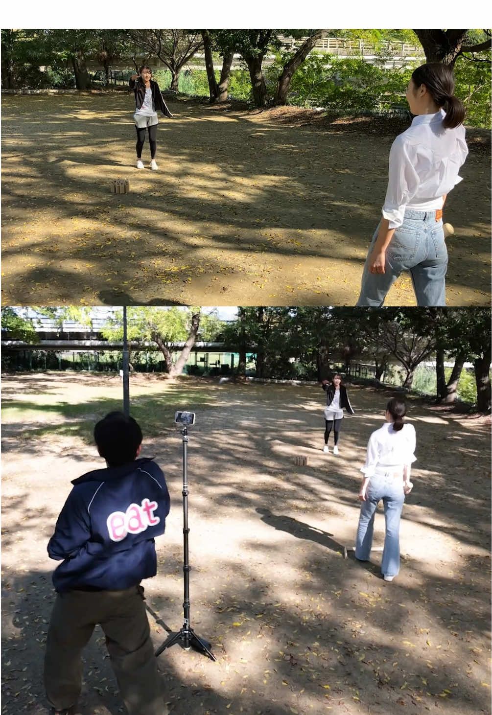 鳩もびっくり🐦#SmackYo'かかったら#踊ってしまう#カメラマン#モルック 