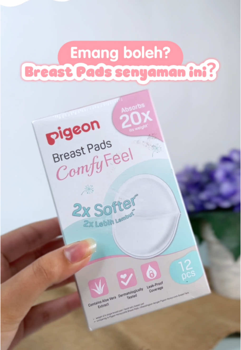 Breastfeeding Moms WAJIB punya Pigeon Breast Pads! 😍 ✅ anti rembes ✅ cepat menyerap ✅ nyaman dipakai No more ASI rembes ke baju nih, Moms! 🫶🏻 #breastpad  #breastfeeding  #mengASIhi  #rekomendasi  #breastfeedingworkingmom  #momandbaby 