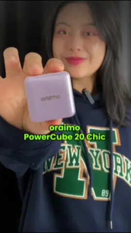 Charger imut Powercube 20 Chic! Oh iya! Jangan lupa tanggal 11 nanti bakal ada diskon special di live, catat tanggal nya ya!🔥 #oraimo #oraimoindonesia #charger #cas #usb #ios #iphone 