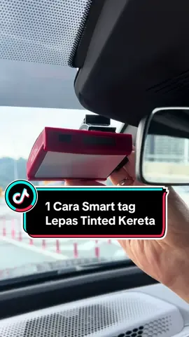 Hanya pusing sikit , smart tag boleh melalui tol walaupun kereta Tinted . 😀 #MaxTag #touchngo #tiktokguru #jombelajar 