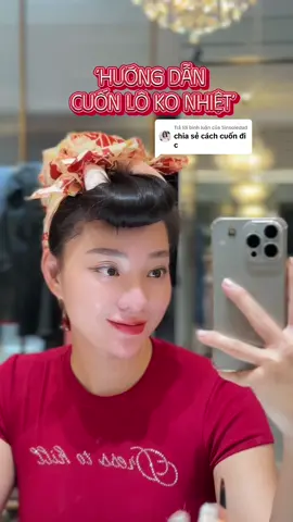 Trả lời @Sinsoledad Cách dùng lô uốn không nhiệt siêu đơn giản, ce chỉ cần làm theo hướng dẫn trong video của e là được nha #uontoc #louontoc #lengrinstory #taokieutoc 