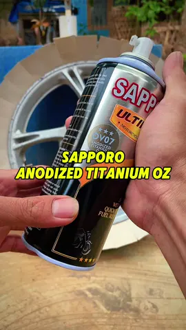 Repaint velg anti ribet pakai SAPPORO ultimate 0V07 anodized titanium oz #repaint #velg #otomotif #motorcycleaccessories #cuantanpabatas 